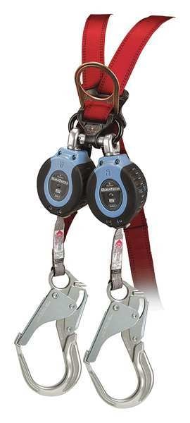 Self Retracting Lifeline, 6 ft., 310 lb. Weight Capacity, Blue