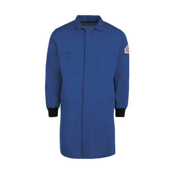 Men's Flame Resistant Lab Coat, Blue, Nomex, 2L