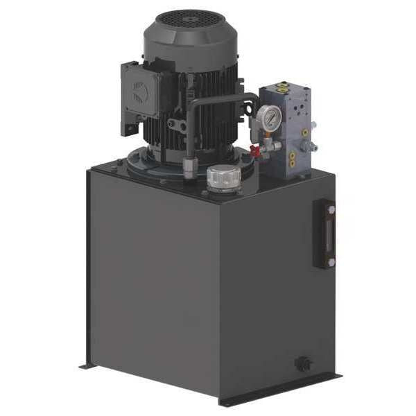 Power Unit, 2Stage, 208-230/460VAC, 2500psi