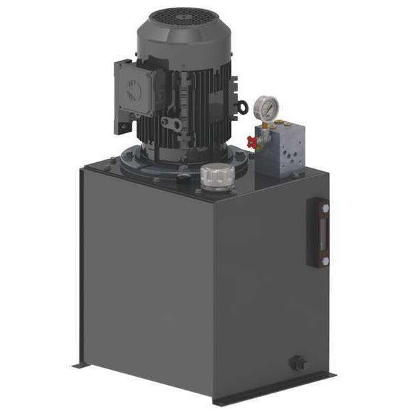 Power Unit, 1Stage, 208-230/460VAC, 1000psi