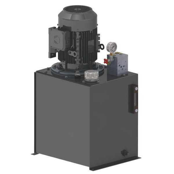 Power Unit, 1Stage, 208-230/460VAC, 800 psi