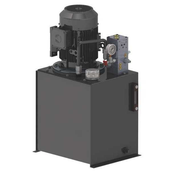 Power Unit, 2Stage, 208-230/460VAC, 2000psi