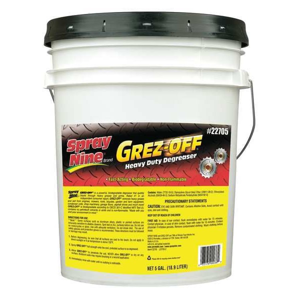 Liquid 5 gal. Degreaser, Pail