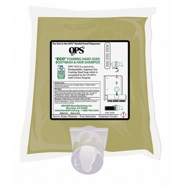 1000 ml Foam Hand Soap Cartridge, 2 PK