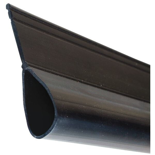 Weatherseal Bottom, Black, 1-1/2 In