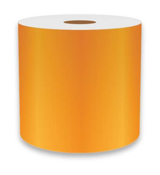 Label Tape, Orange, 4in W, For Mfr No. VnM4, REFON-3102
