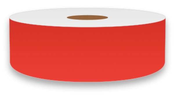 Label Tape, Orange, 1in W, For Mfr No. VnM4, FLUON-3254