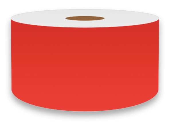 Label Tape, Orange, 2in W, For Mfr No. VnM4, FLUON-3508