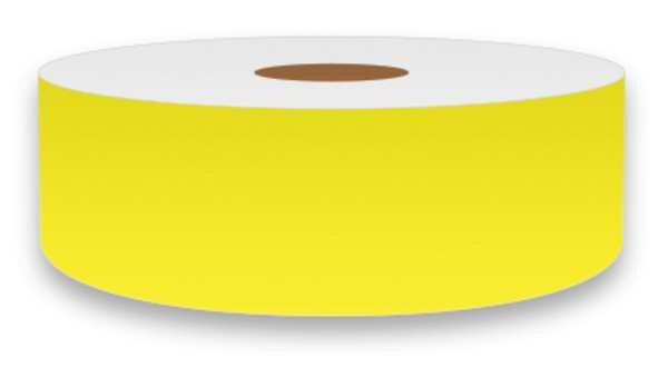 Label Tape, Yellow, 1in W, For Mfr No. VnM4, FLUYL-3254