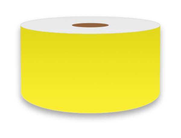Label Tape, Yellow, 2in W, For Mfr No. VnM4, FLUYL-3508
