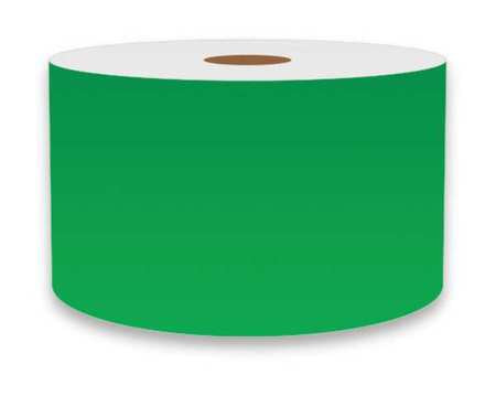Label Tape, Green, Labels/Roll: Continuous