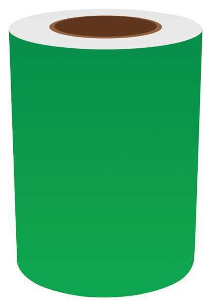 Label Tape, Green, Labels/Roll: Continuous