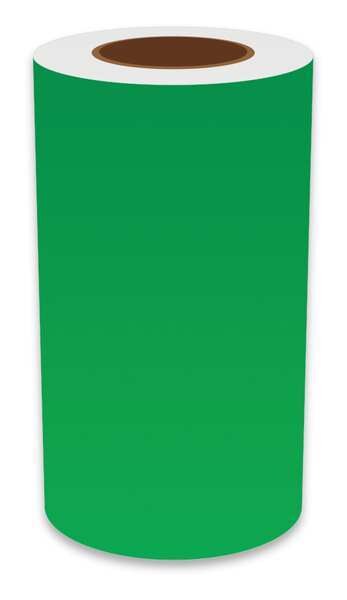Label Tape, Green, Labels/Roll: Continuous