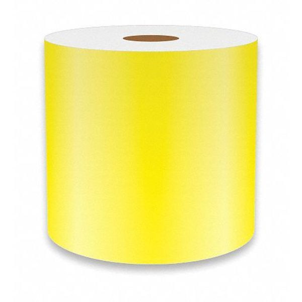 Label Tape, Yellow, 4in W, For Mfr No. VnM4, REFYL-3102