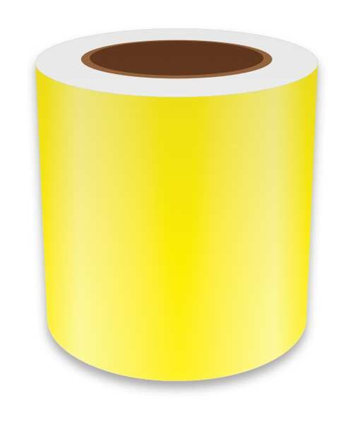 Label Tape, Yellow, 5in W, For Mfr No. VnM8