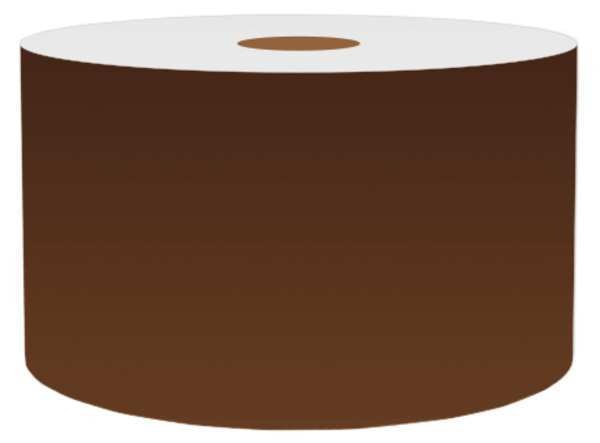 Label Tape, Brown, Labels/Roll: Continuous