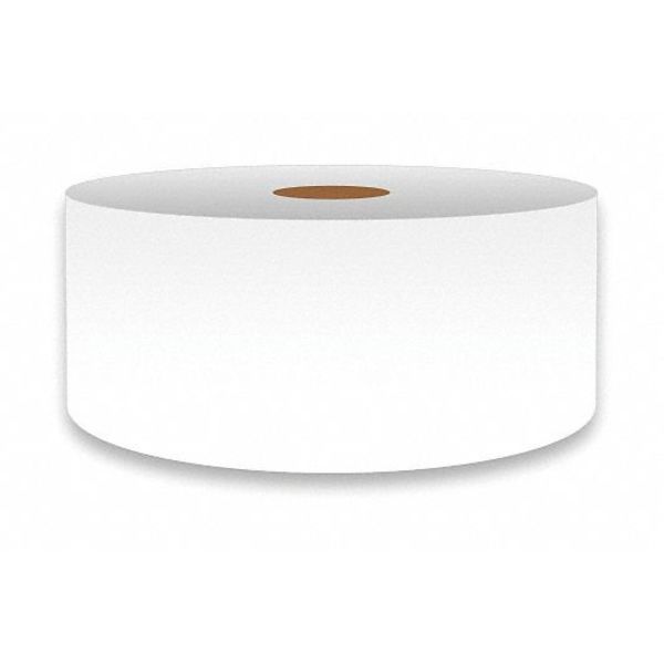 Label Tape, White, Labels/Roll: Continuous