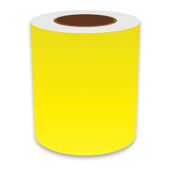 Label Tape, Yellow, Labels/Roll: Continuous