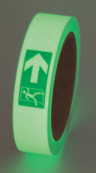 Glow-in-the-Dark Marking Tape, Exit Right