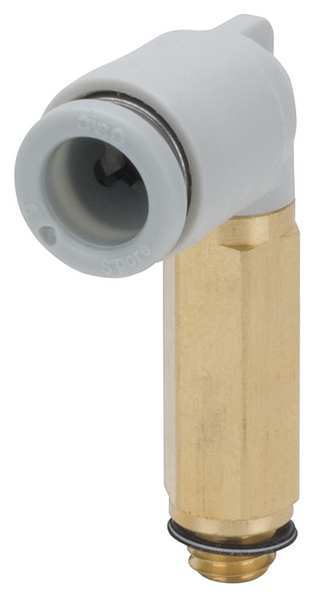Extended Male Elbow, 6mm, Thread x Tube