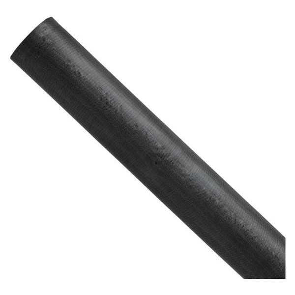 Pet Door and Window Screen, Polyester, 48 in W, 100 ft L, 0.025 in Wire Dia, Charcoal