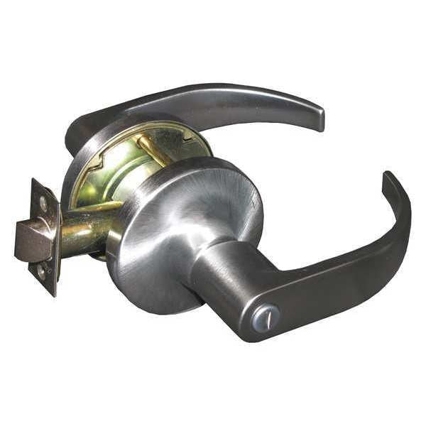 Lever Lockset, Mechanical, Privacy, Grd. 1