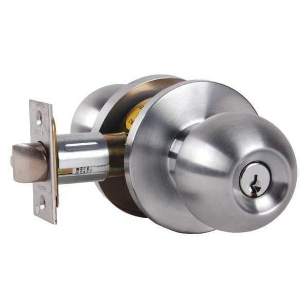 Knob Lockset, Mechanical, Storeroom, Grd. 2
