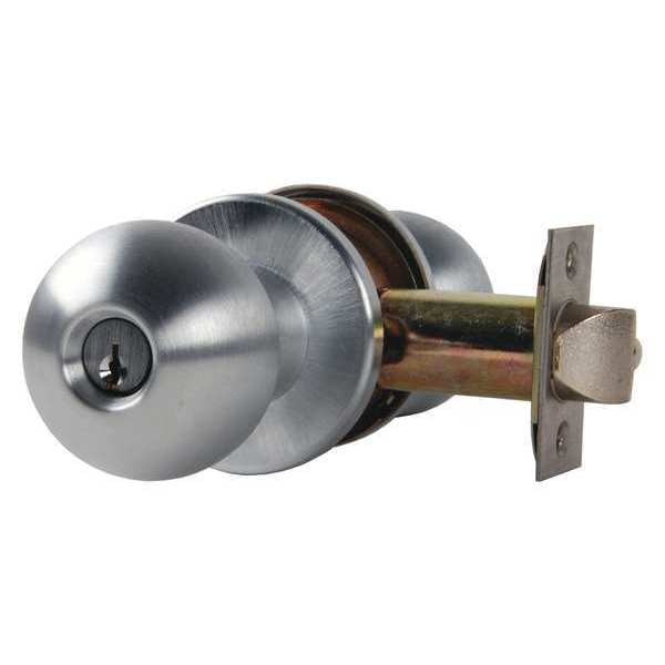 Knob Lockset, Mechanical, Storeroom, Grd. 1