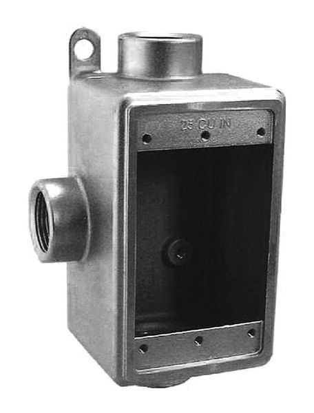 Weatherproof Box, 4Inlet, 5.9