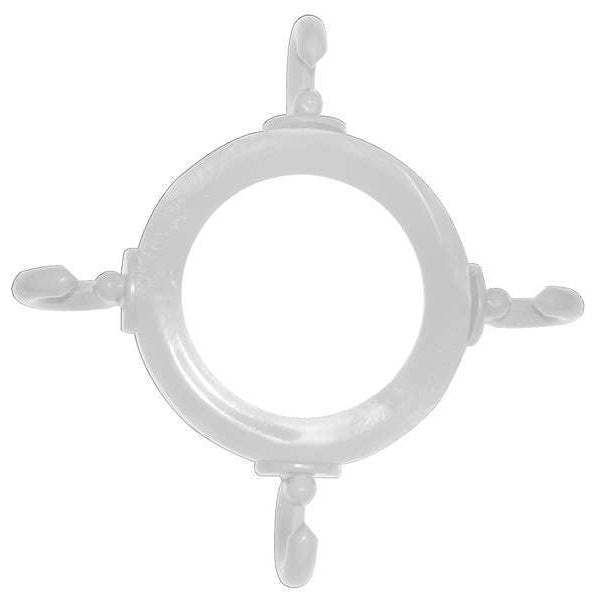 Cone Chain Connector, 2-3/4 in., White, PK6