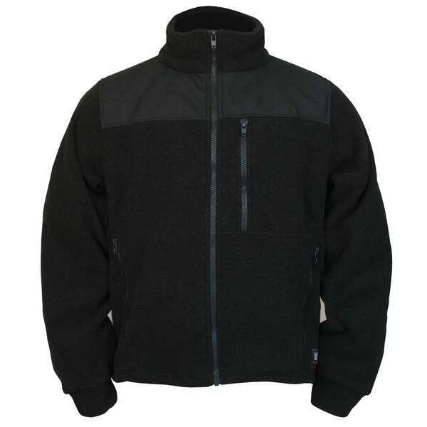 Flame Resistant Jacket, Black, Nomex IIIA, 3XLT