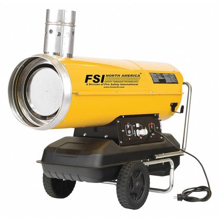 Oil Indirect Fired Air Heater, 160400 BtuH, 120VAC