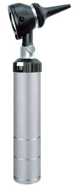 Otoscope, Silver/Black, Standard