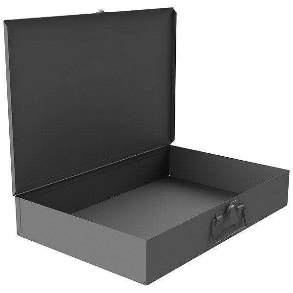 Compartment Box, 1 Compartments, Steel, 18 in W x 12 in D x 3 in H