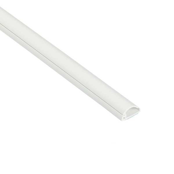 Raceway, Half Round, Micro, White
