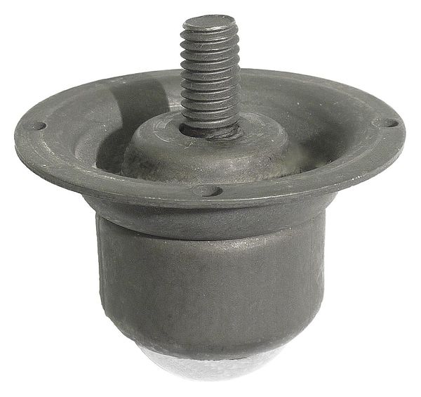 Ball Transfer, Flng/Stud, 1-1/4In Ball Dia