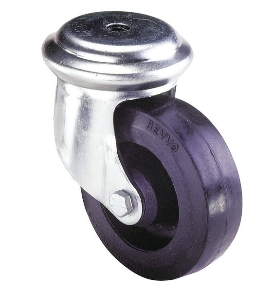 Kingpn Swivl Castr, Phnolic, 5 in., 495 lb.
