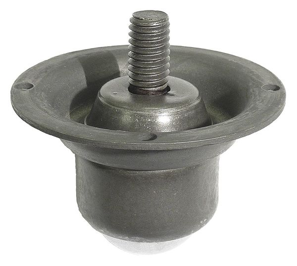 Ball Transfer, Flng/Stud, 1-1/8In Ball Dia