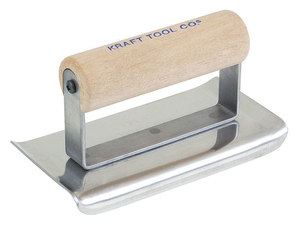 Concrete Trowel, Curved Edges, 6in L, SS