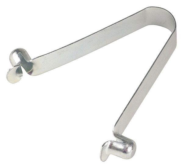 3 1/4 in Clip, Silver, Steel