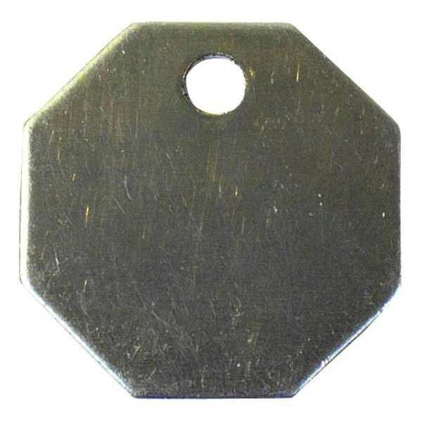Tag, SS, Silver, 1-1/4