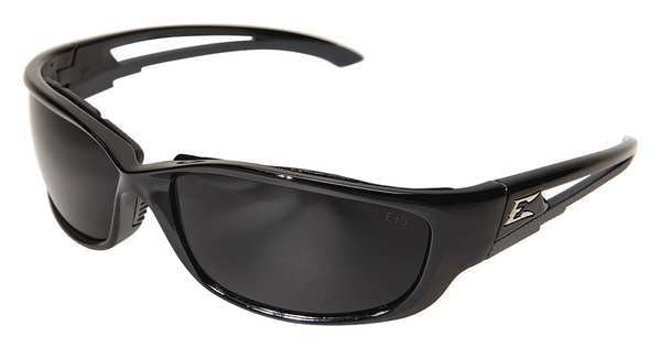 Safety Glasses, Wraparound Smoke Polycarbonate Lens, Anti-Fog, Scratch-Resistant