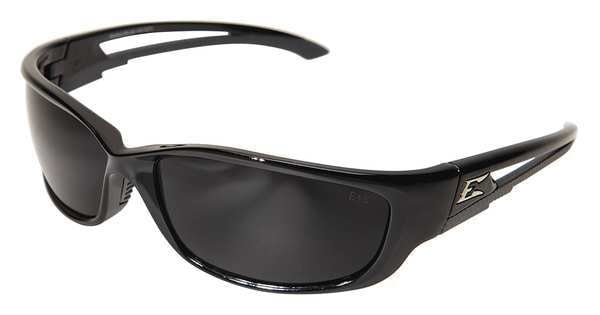 Safety Glasses, Wraparound Smoke Polycarbonate Lens, Anti-Fog, Scratch-Resistant