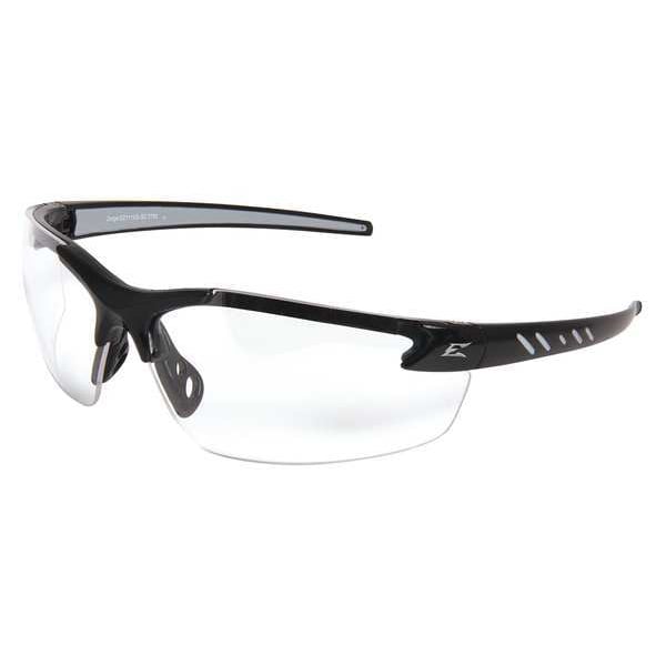 Safety Glasses, Wraparound Clear Polycarbonate Lens, Anti-Fog, Scratch-Resistant