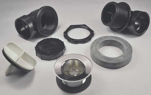 Bath Waste & Overflow, Classic Rough-in Kit w/Test Kit