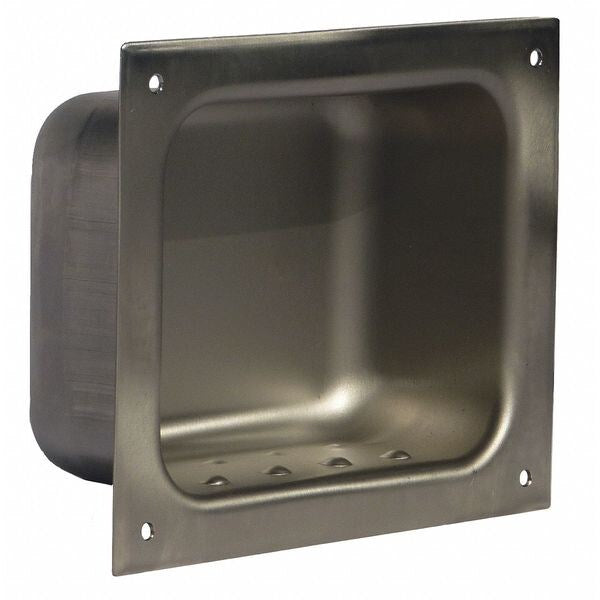 Wall Mount, 304 Stainless steel, Ligature Resistant Soap Dish, Satin