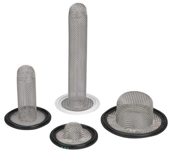 Sock Screen Gasket, 1-1/2 In, Buna/SS