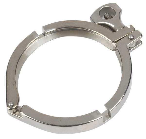 Clamp, 4 In, 304 Stainless Steel