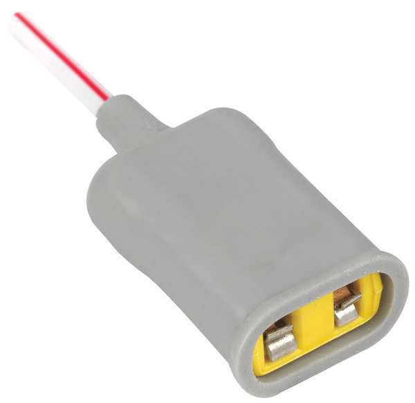 Temperature Probe, Short, Copper, Yellow