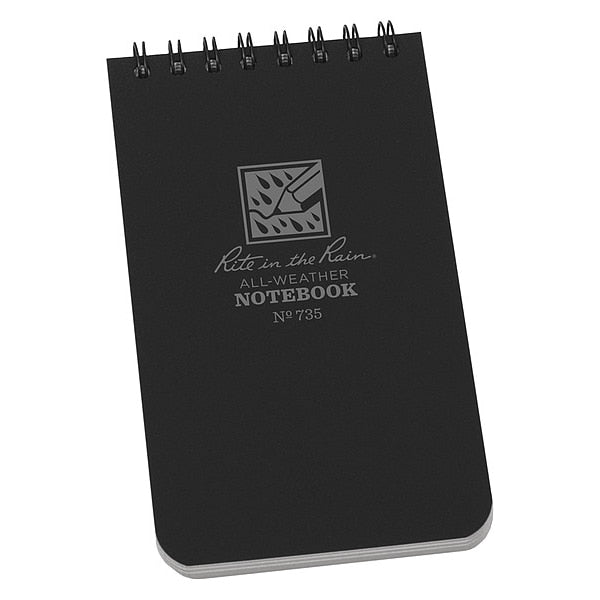 All Weather Spiral Notebook, Uni, 3in.x5in